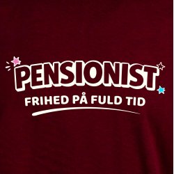 Pensionist -Frihed  p� fuld tid.