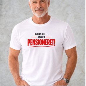 Rolig nu jeg er pensioneret .