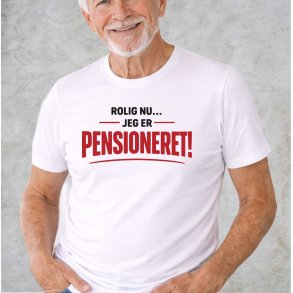 Rolig nu jeg er pensioneret .