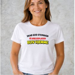 Skab god stemning p� arbejdspladesen.