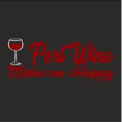 Port vine makes me happy