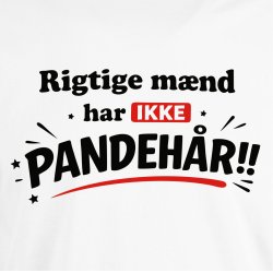 Rigtige m�nd har Ikke pandeh�r