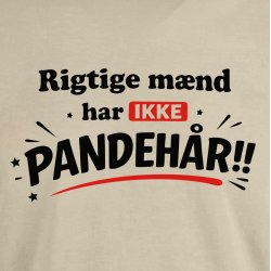 Rigtige m�nd har Ikke pandeh�r