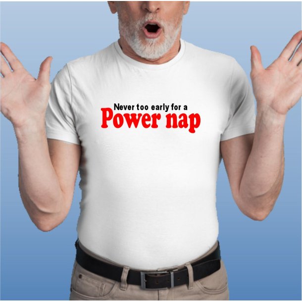 Never too early for a powernap