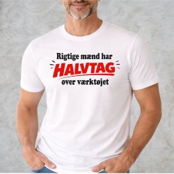 Rigtige m�nd har halvtag over v�rkt�jets shirt