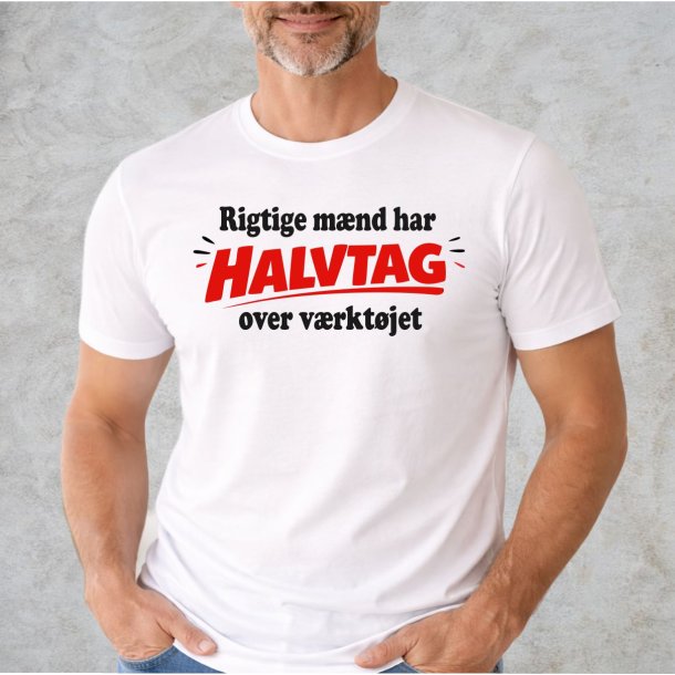 Rigtige m�nd har halvtag over v�rkt�jets shirt