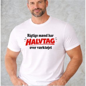 Rigtige m�nd har halvtag over v�rkt�jets shirt