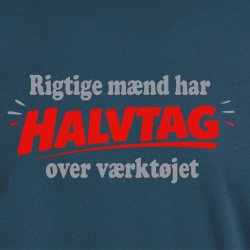 Rigtige m�nd har halvtag over v�rkt�jets shirt