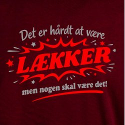 Det er h�rdt at v�re l�kker