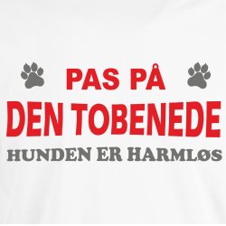 Pas p� den tobenede 