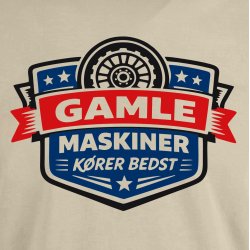 H1387.-Gamle Maskiner k�rer bedst Motiv-beskrivelse.