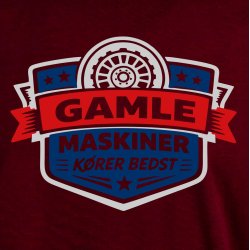 H1387.-Gamle Maskiner k�rer bedst Motiv-beskrivelse.