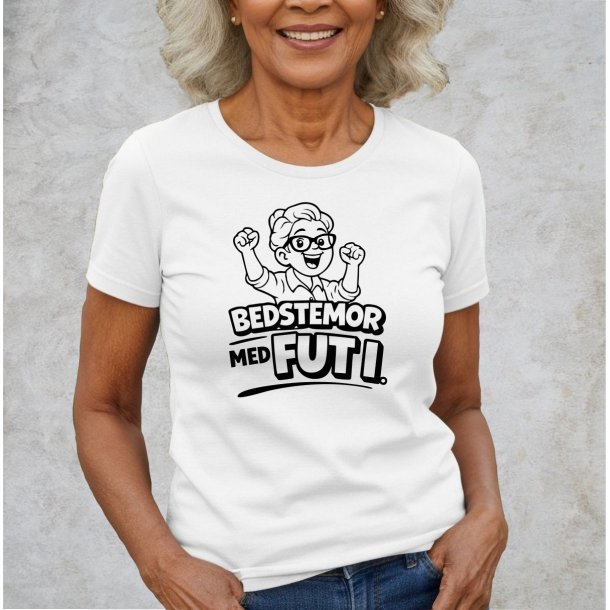 Bedstemor med fut i.