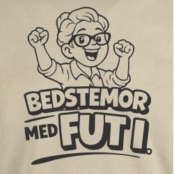 Bedstemor med fut i.