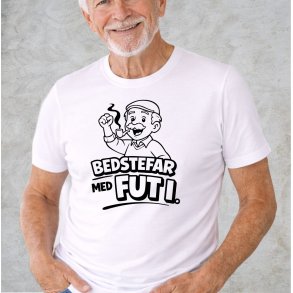 Bedstefar med fut i.