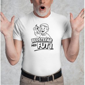 Bedstefar med fut i.