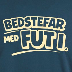 Bedstefar med fut i.