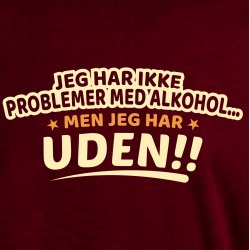 Jeg har ikke problemer med alkohol