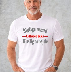 Rigtige m�nd udf�rer ikke huslig arbejde