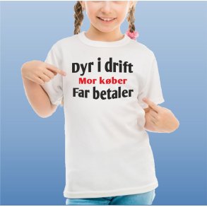 Dyr i drift mor kber far betaler 