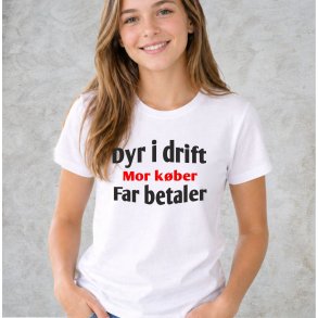 Dyr i drift mor k�ber far betaler 