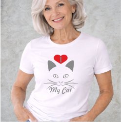 I love my cat.