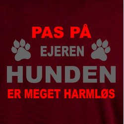 Pas  p� ejeren hunden er harml�s