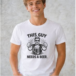 This guy needs a beer.