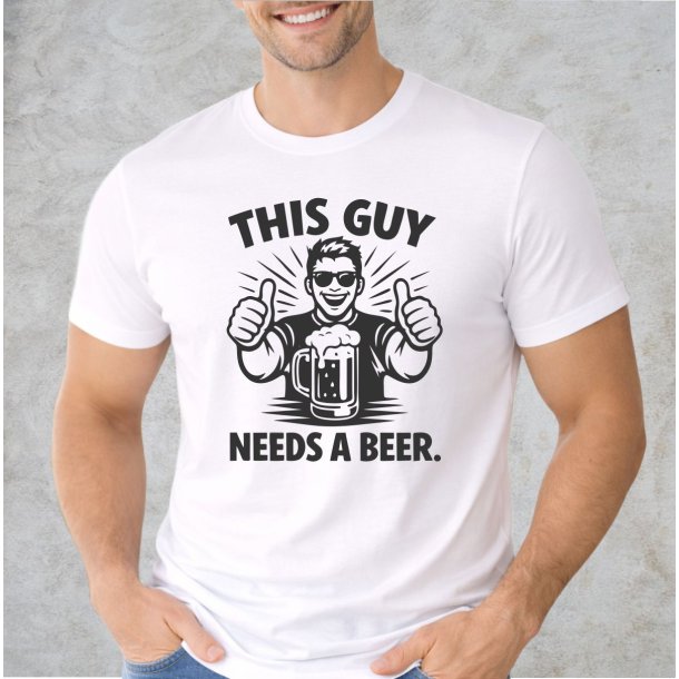 This guy needs a beer.