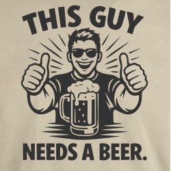 This guy needs a beer.