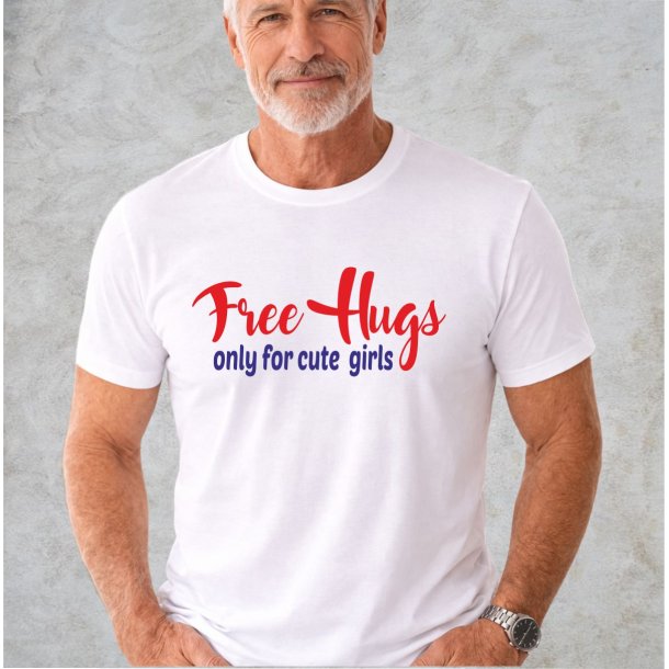 Free hugs only for cute girls