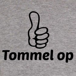 Tommel op