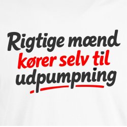 Rigtige m�nd k�rer selv til udpumpning