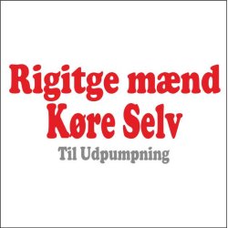 Rigtige mnd krer selv til udpumpning