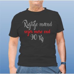 Rigtige mnd vejer over 90 kg