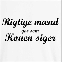 Rigtige mnd gr som konen siger