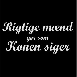 Rigtige mnd gr som konen siger