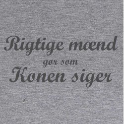 Rigtige mnd gr som konen siger