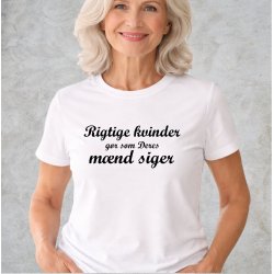 Rigtige kvinder g�r som deres m�nd siger