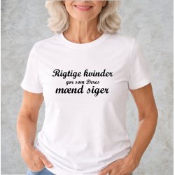 Rigtige kvinder g�r som deres m�nd siger