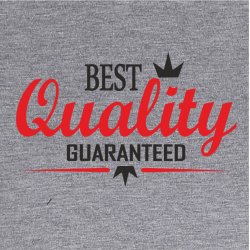 Best quality guaranteed: