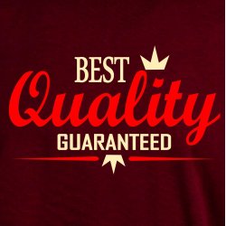 Best quality guaranteed: