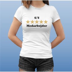 Fem stjernet medarbejder 