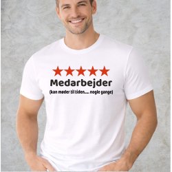 Fem stjernet medarbejder 