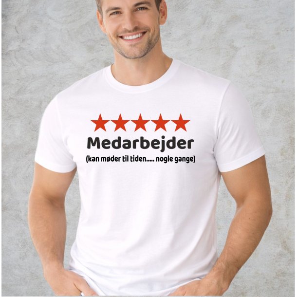 Fem stjernet medarbejder 