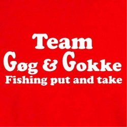 Team Gg &amp; Gokke Fishing T-shirt