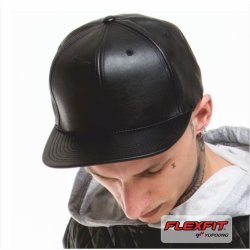 Full Leather Imitation Snapback 